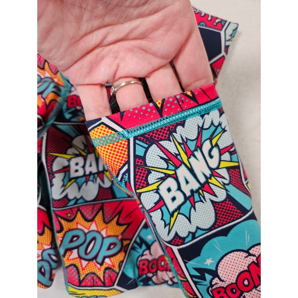 Constantly Varied Gear CVG Comic Pop Art Athletic Shorts Womens Medium 5in - Picture 10 of 10